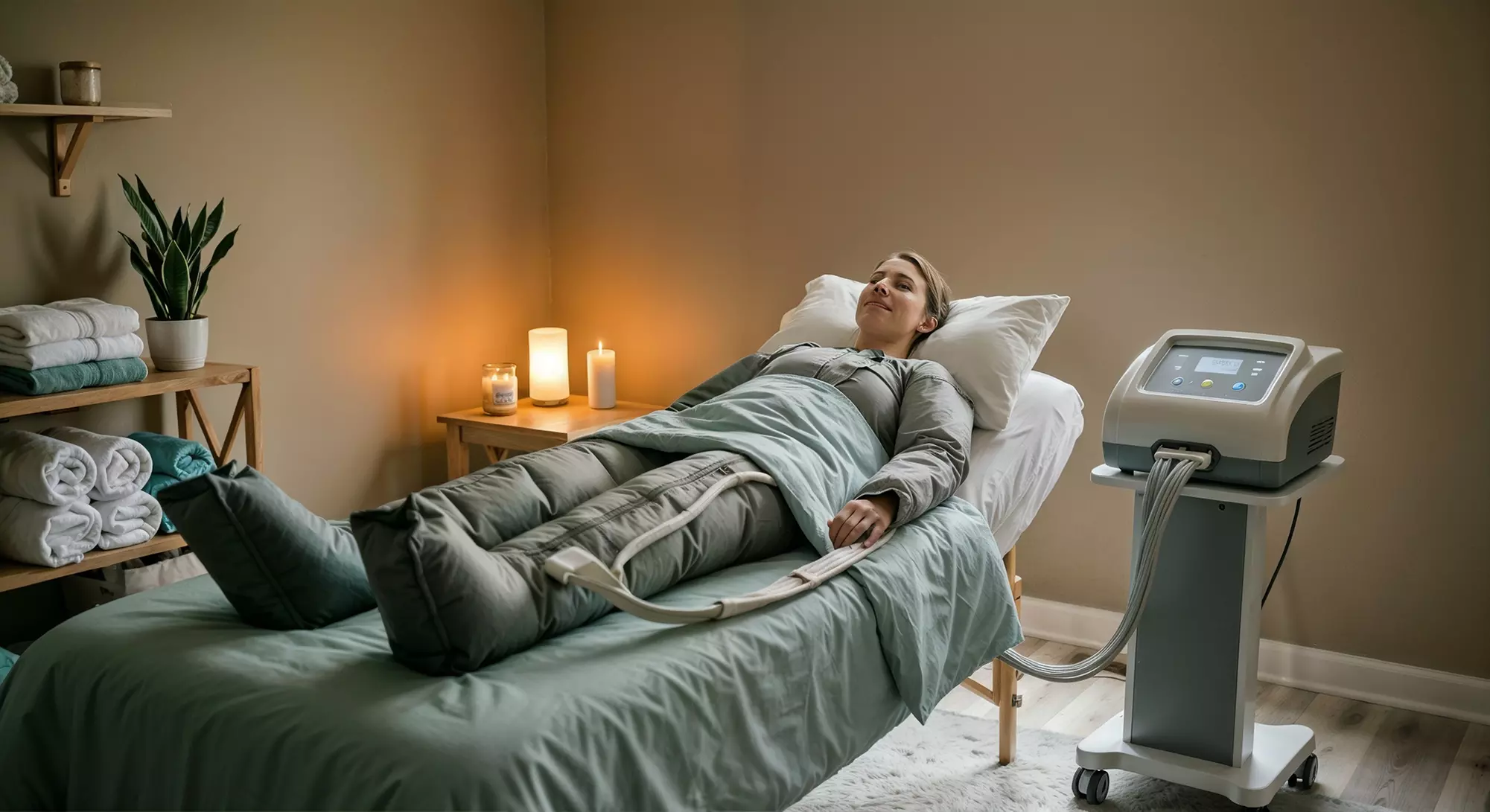 Feel Lighter with One, Three, or Six 45-Minute Pressotherapy Sessions