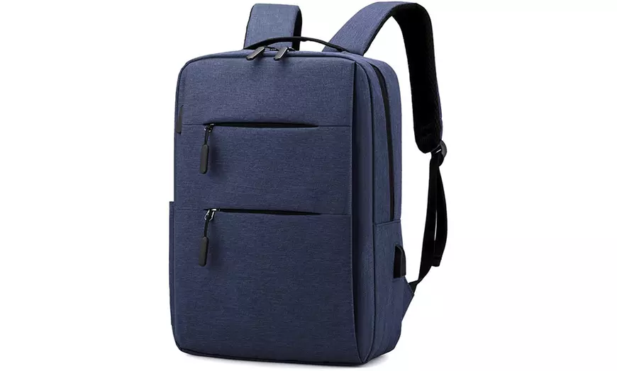 Image 3: Zaino da viaggio con ricarica USB