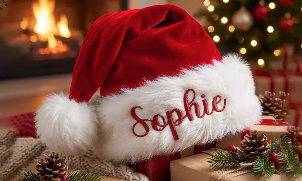 Personalized Santa Hats for Festive Fun!
