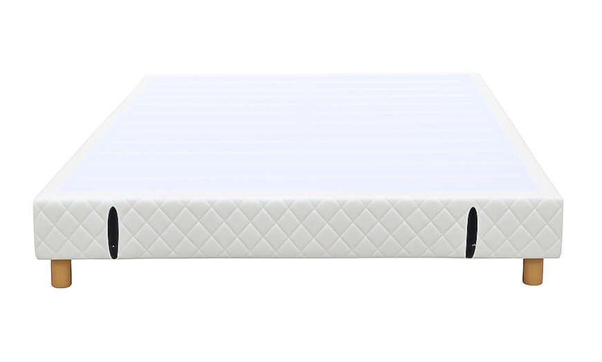 Image 3: Base letto imbottita con tessuto accoppiato a schiuma, Sampur
