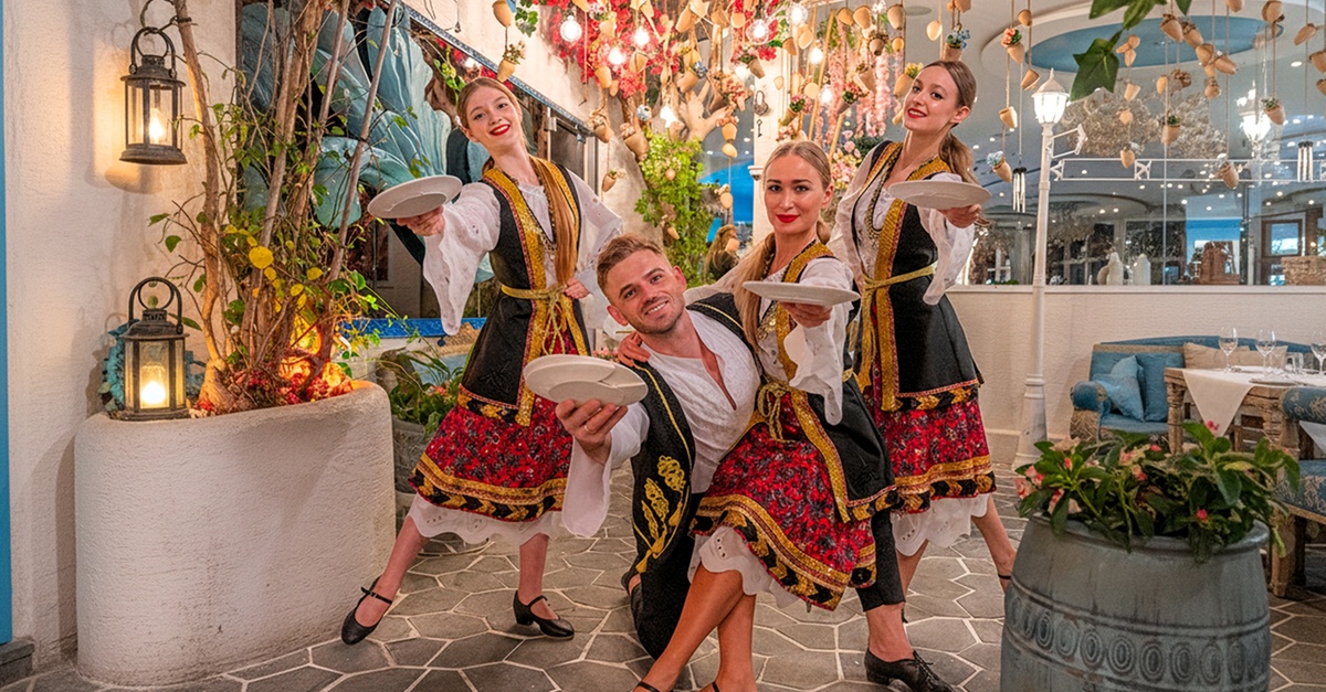 Unlimited Greek Dining Experience With Live Band & Opa Show Unlimited Greek Dining Experience With Live Band & Opa Show