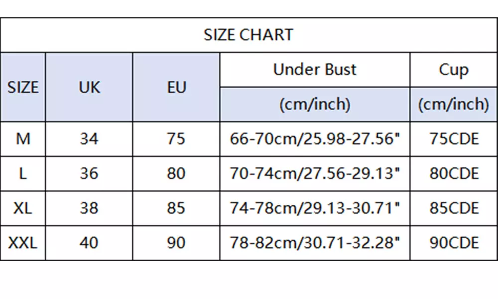 Women’s Lace Underwired Bra with Adjustable Straps