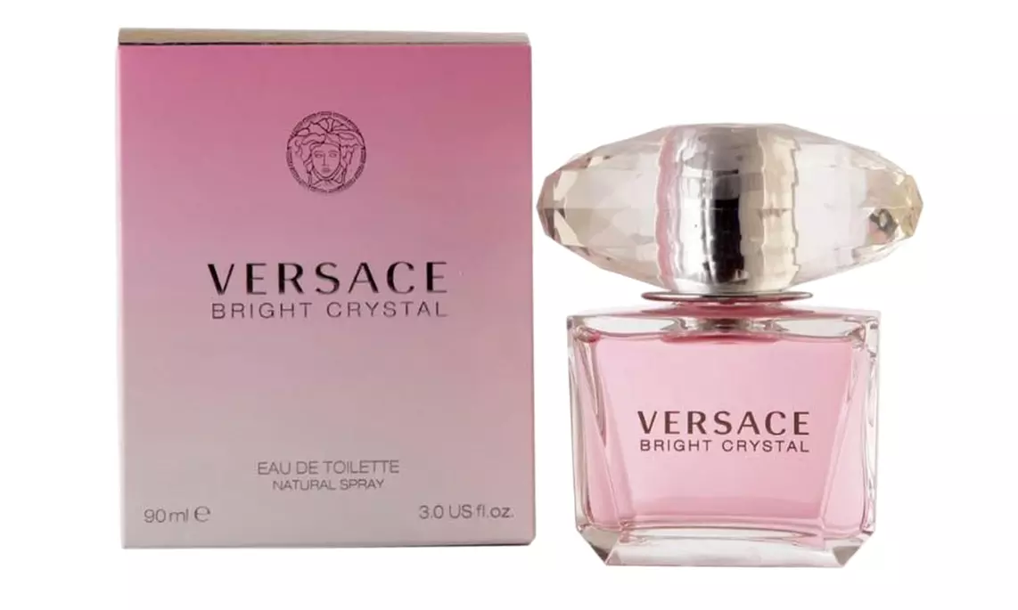 Versace Bright Crystal Eau de Toilette for Women 3.0 Fl. Oz.