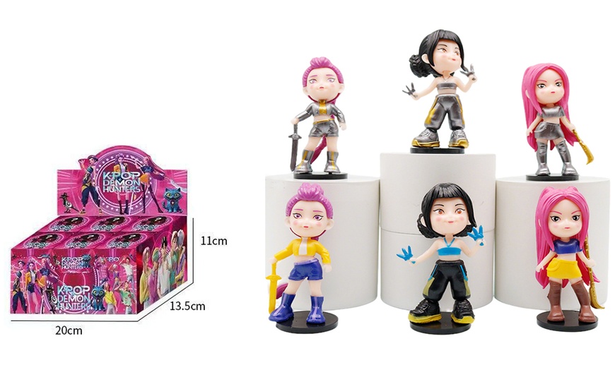 Image 3: K-Pop Inspired Demon Hunter Collectible Figures