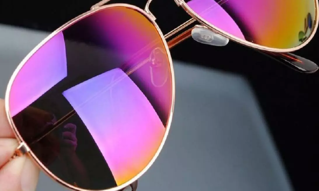Mirrored Aviator Sunglasses