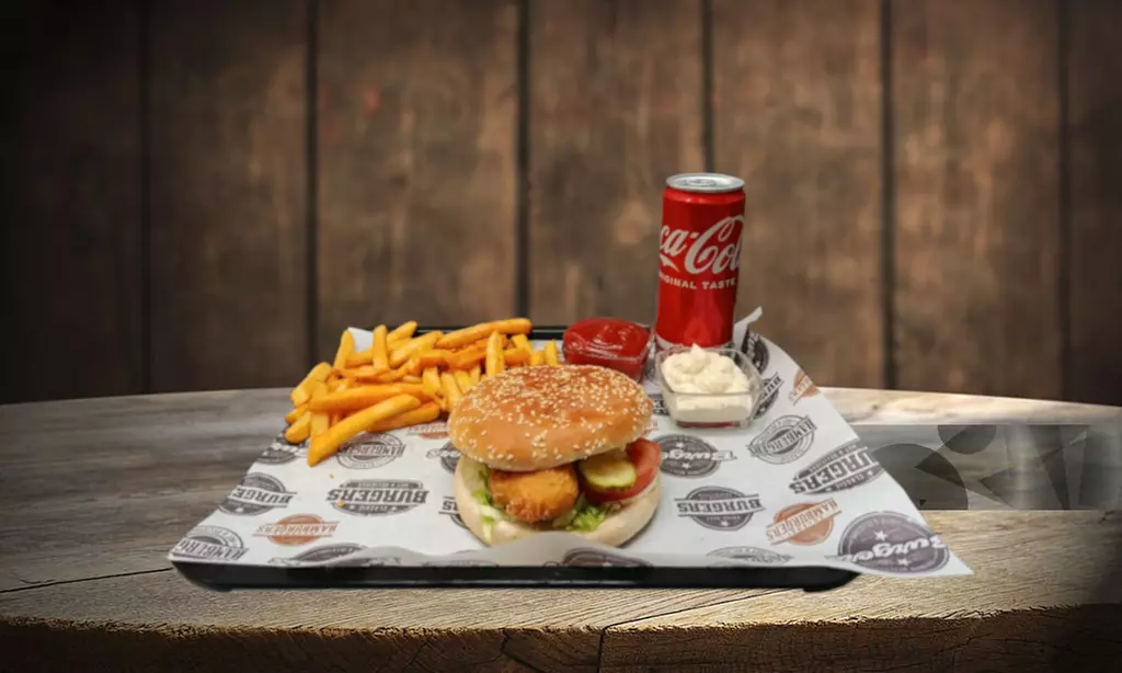 Burger Menü nach Wahl inkl. Pommes & Softgetränk für 1, 2 oder 4 Pers.