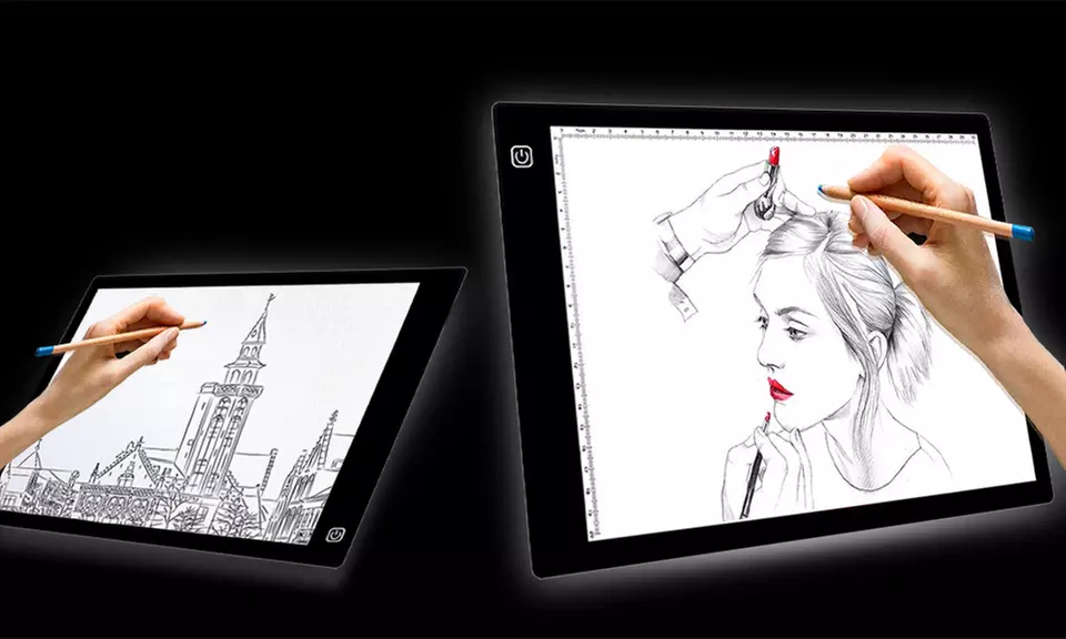 PMS International Box mit LED-Beleuchtung zum Zeichnen (A4) 37 x 24 x 3,5 cm - Primary Image