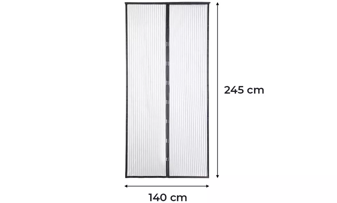 1 o 2 zanzariere con chiusura magnetica
