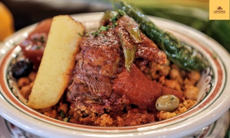 Couscous ou plat avec thé pour 2 personnes, option brick ou soupe du jour dès 22 € au restaurant Lemdina