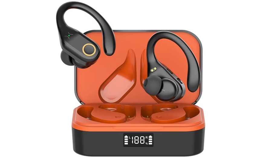 Image 2: Ecouteurs sans fil avec étui de chargement LED