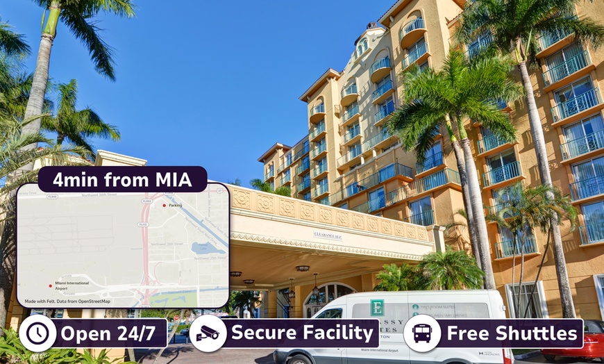 Image 1: Up to 5 or 7-Day Outdoor Airport Parking at MIA, Up to 19% Off