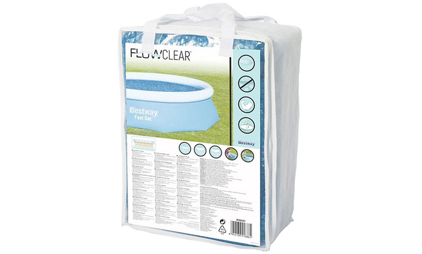 Image 5: Bestway Flowclear Solar Swimming Pool Cover Collection
