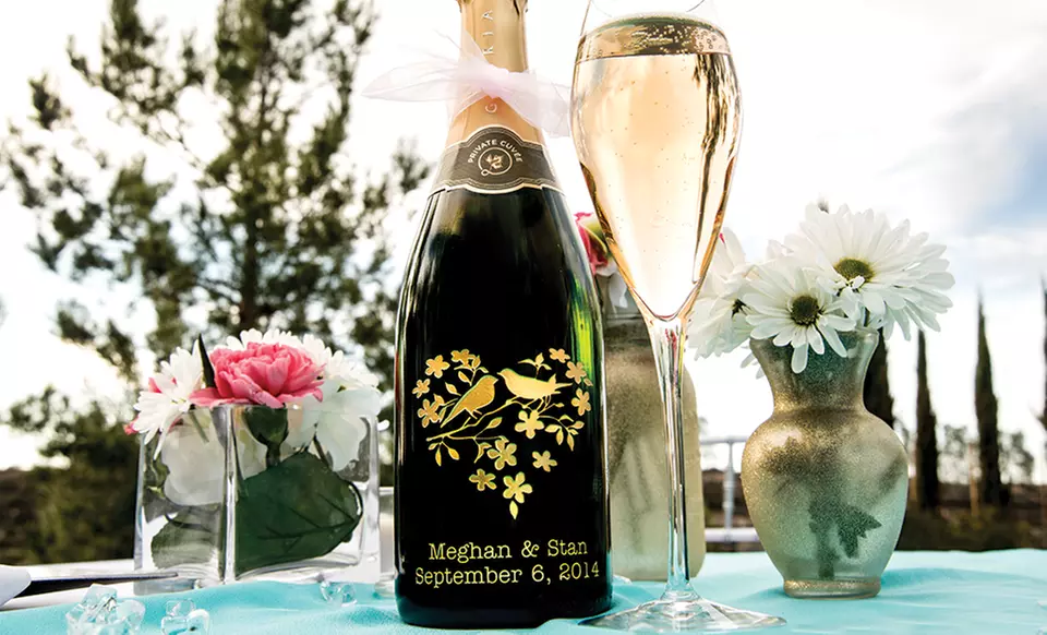 Six, 12, or 24 Personalized Wine Bottles from EtchedWine.com (Up to 67% Off) - Second Medium