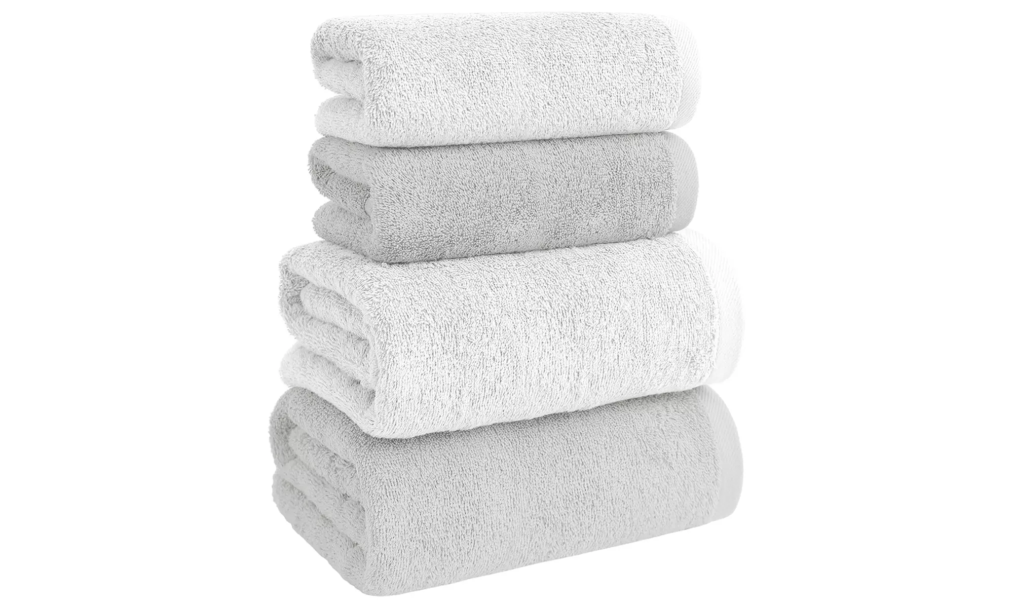 Set de 4 serviettes de bain