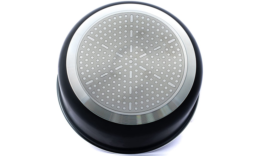 Image 15: 5-, 7-, oder 17-tlg. Herzberg Kochgeschirr-Set mit abnehmbarem Griff