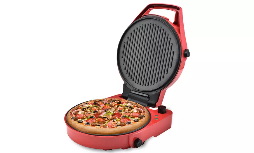 Image 10: TODO 1800W Electric Pizza Maker Pizza Oven Flat Grill