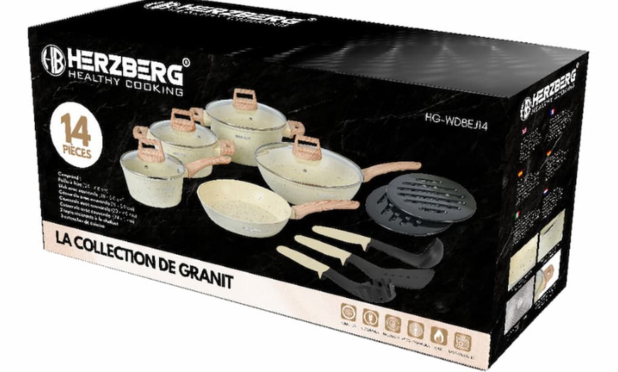 Image 14: Batteria da cucina da 14 o 15 pezzi Herzberg