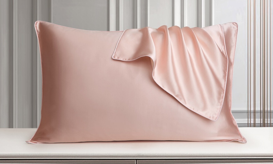 Image 35: Mulberry Silk Beauty Pillowcase Duo