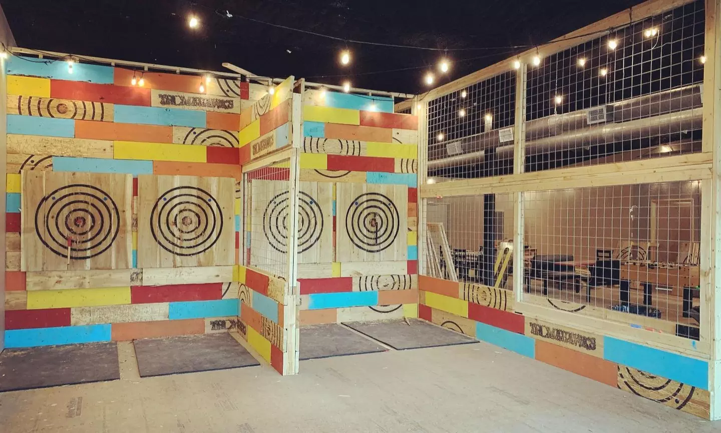 45-Minute Axe-Throwing Session for One, Two, Four, or Six at Thomahawk's (Up to 38% Off) - Primary Image