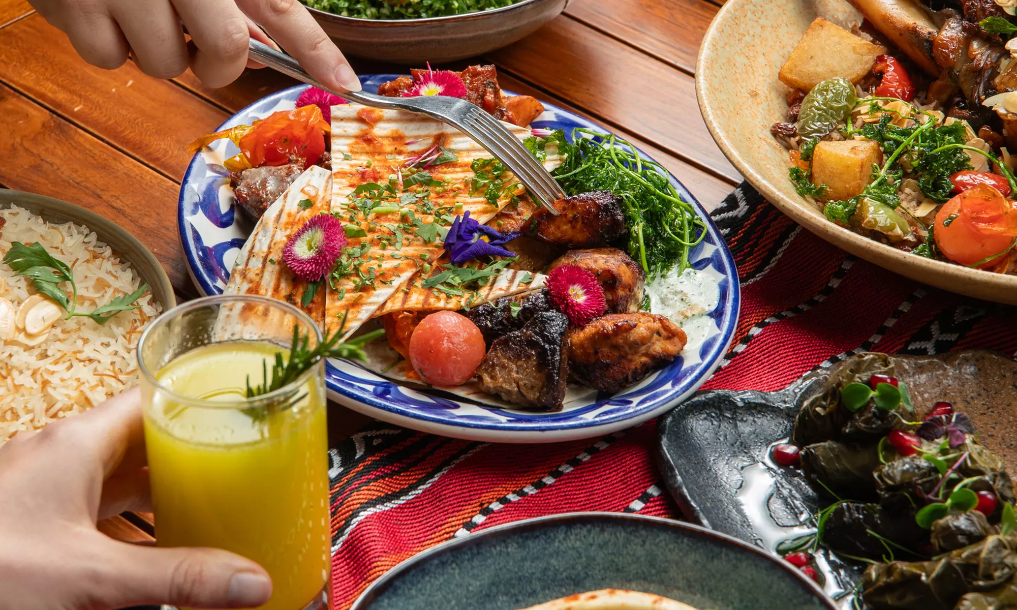 4* Eid Buffet or Brunch: Arabic BBQ Night with Middle Eastern Flavors