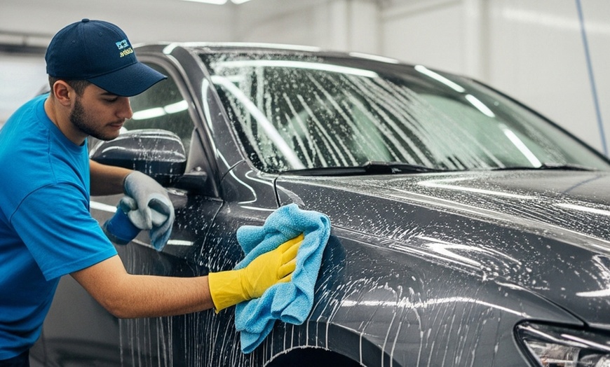 Image 1: Gleaming Finish: Exterior wash, Super Wash or Detailing Hand Polish