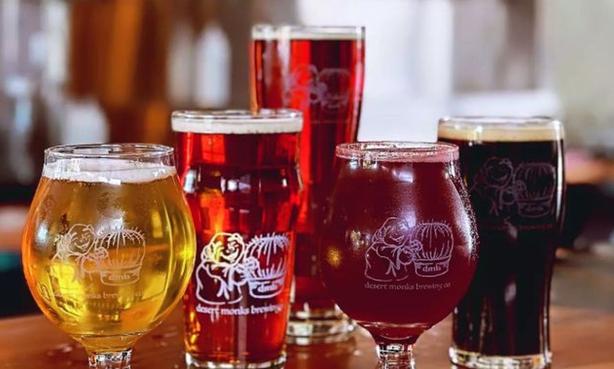 Image 2: Beer Experience for 2 or 4: 1 or 2 Beer Flight & 2 / 4 Beers of Choice