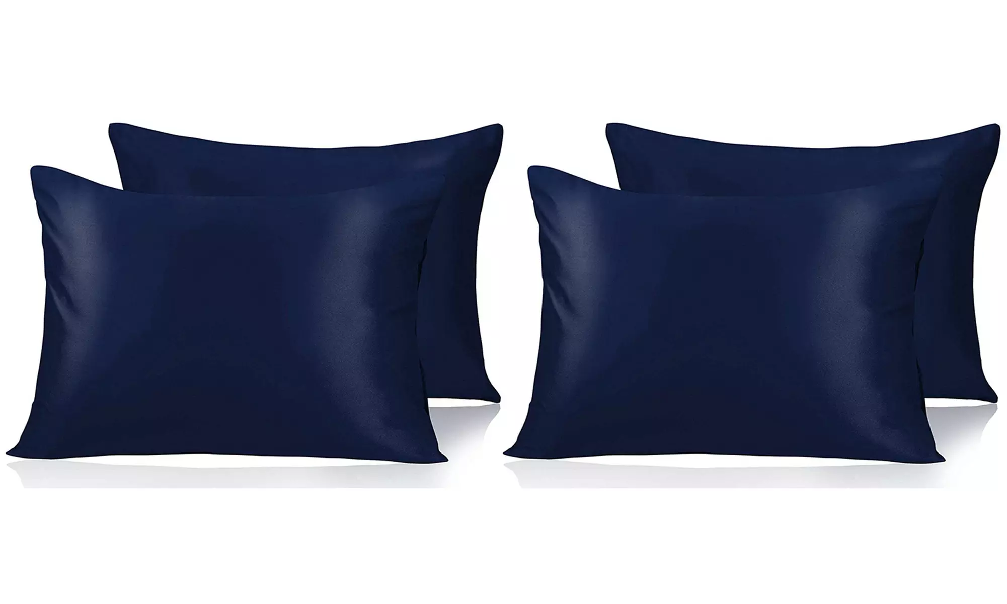  2-4 Pack Bridal Satin Hair Care Pillowcases Case for Hair Skin