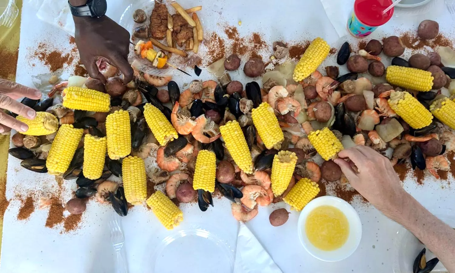 Up to 40% Off on Low Country Shrimp Boil with Snow Crab Clusters at Firehouse Boil - Second Medium