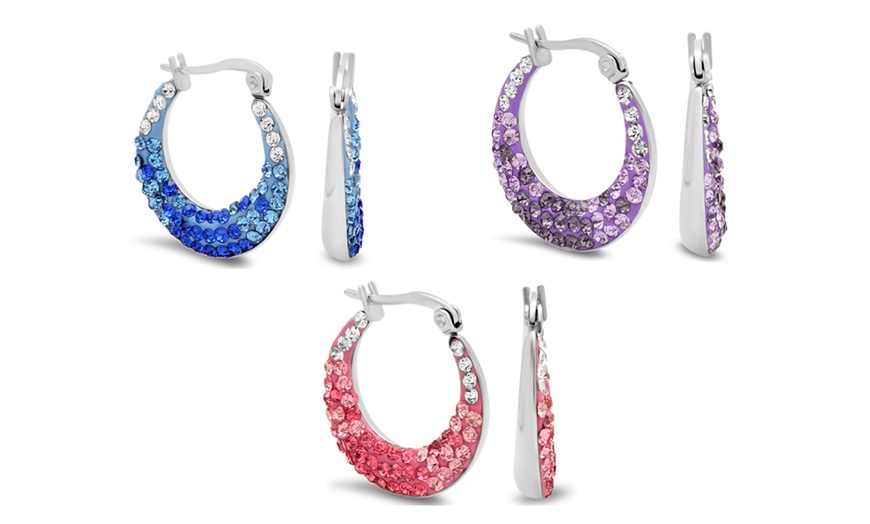 Image 1: Cristal Hoops