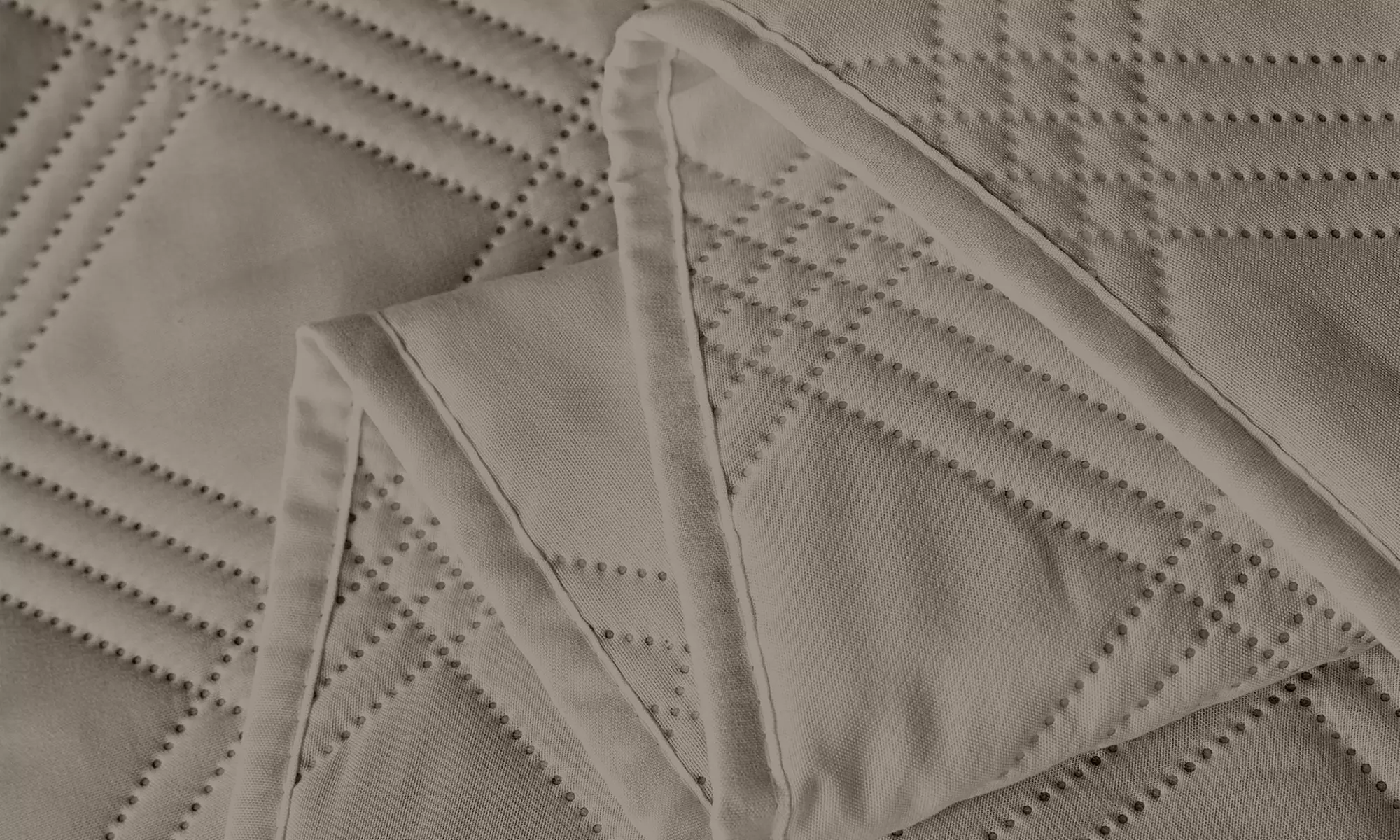 Couvre-lit léger matelassé "Birmingham" en satin