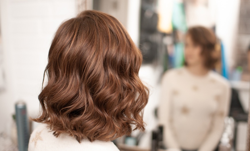 Image 2: Style Cut & Blow Wave w/ Optional Wash, Half Head Foils, Colour & More