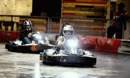 Two Go Kart Races + Yearly License (Valid Tues-Fri) - For 1 - Buckeye Raceway Electric Indoor Karting - Columbus, Ohio