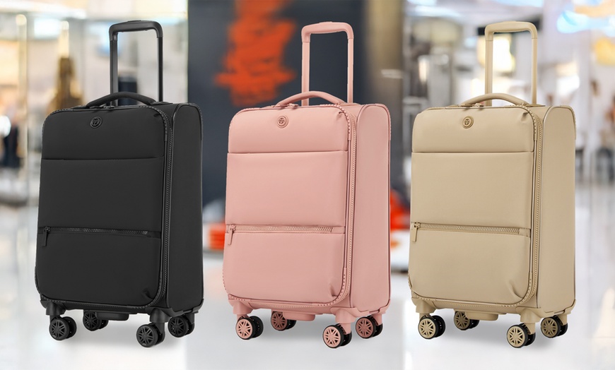 Image 1: Leichter Softshell-Reisekoffer 20 Zoll