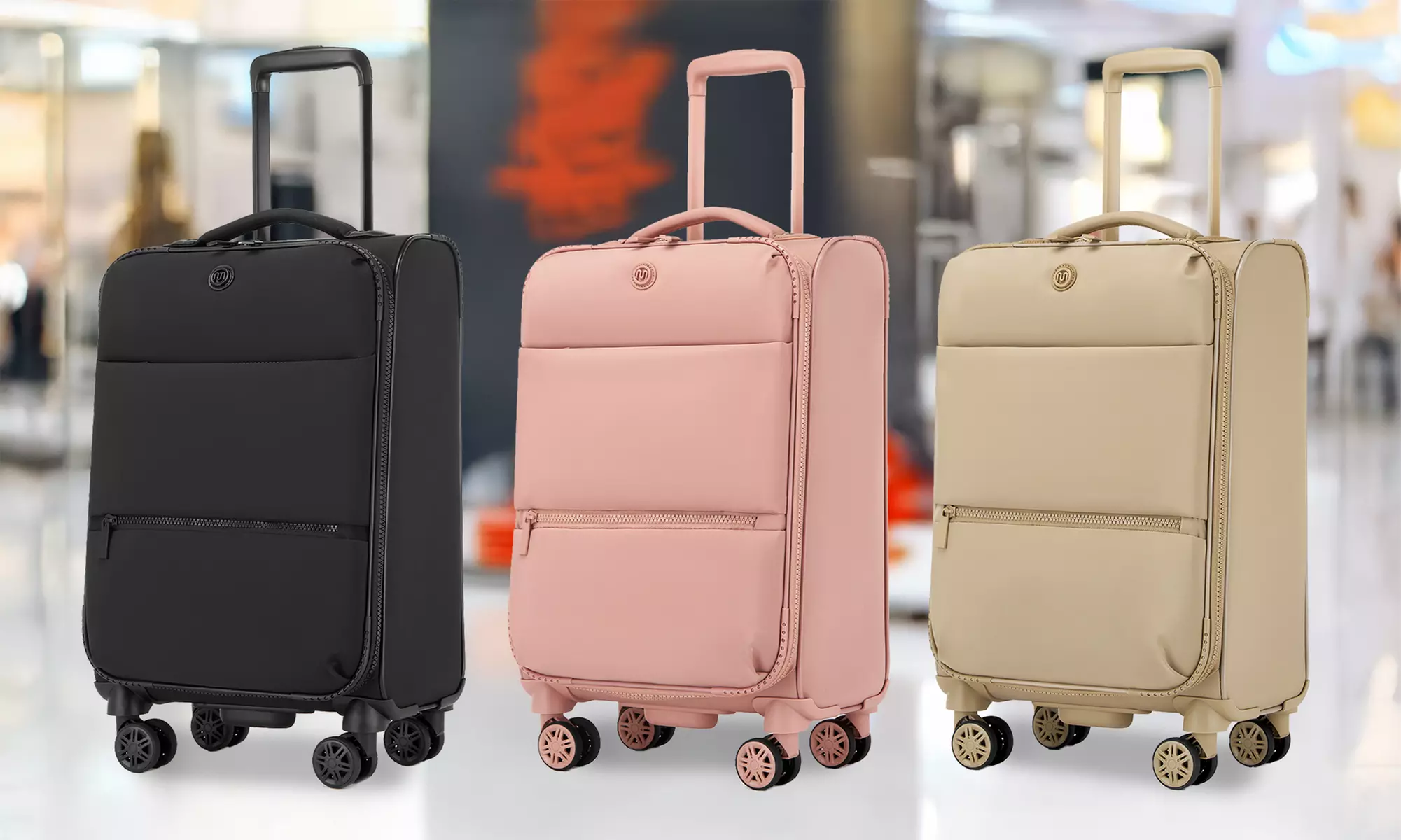 Leichter Softshell-Reisekoffer 20 Zoll