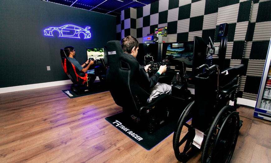 Image 6: Thrilling w/ One 30-Min Sim Racing Session for One, Two or Four People