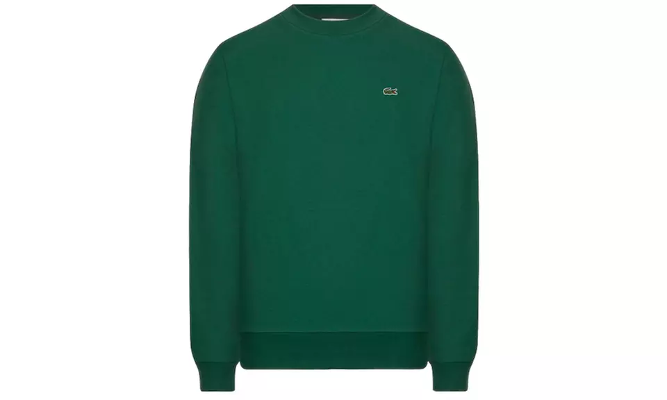 Sudadera Lacoste con logo y cuello redondo