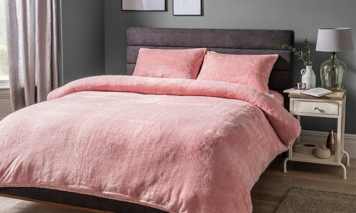 pink teddy bear bedding