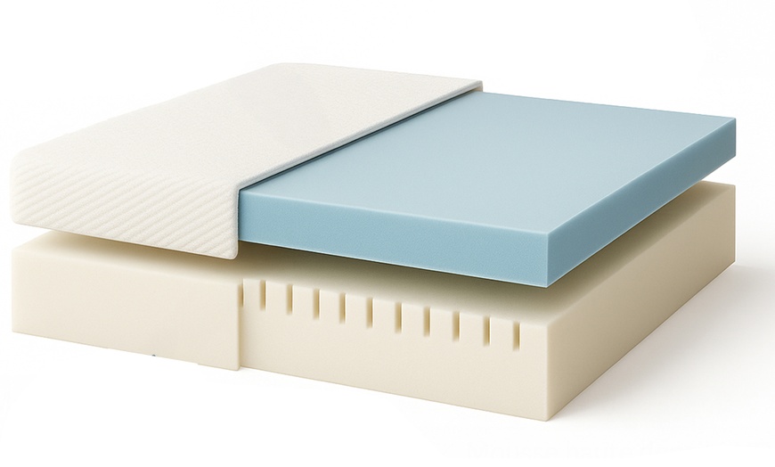 Image 3: Matelas mémoire de forme Ice, soutien universel de Sampur