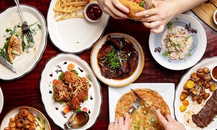 Three Course Dinner For Two with Wine or Beer (Valid only Sunday-Thursday) - Barkada Social Club