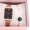 Image 7: Magnetic Clasp Square Watch with Matching Bracelet