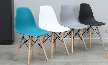 Tot 61% Op 1, 2 Of 4 Stoelen In Scandinavische Stijl Van Sampur ...