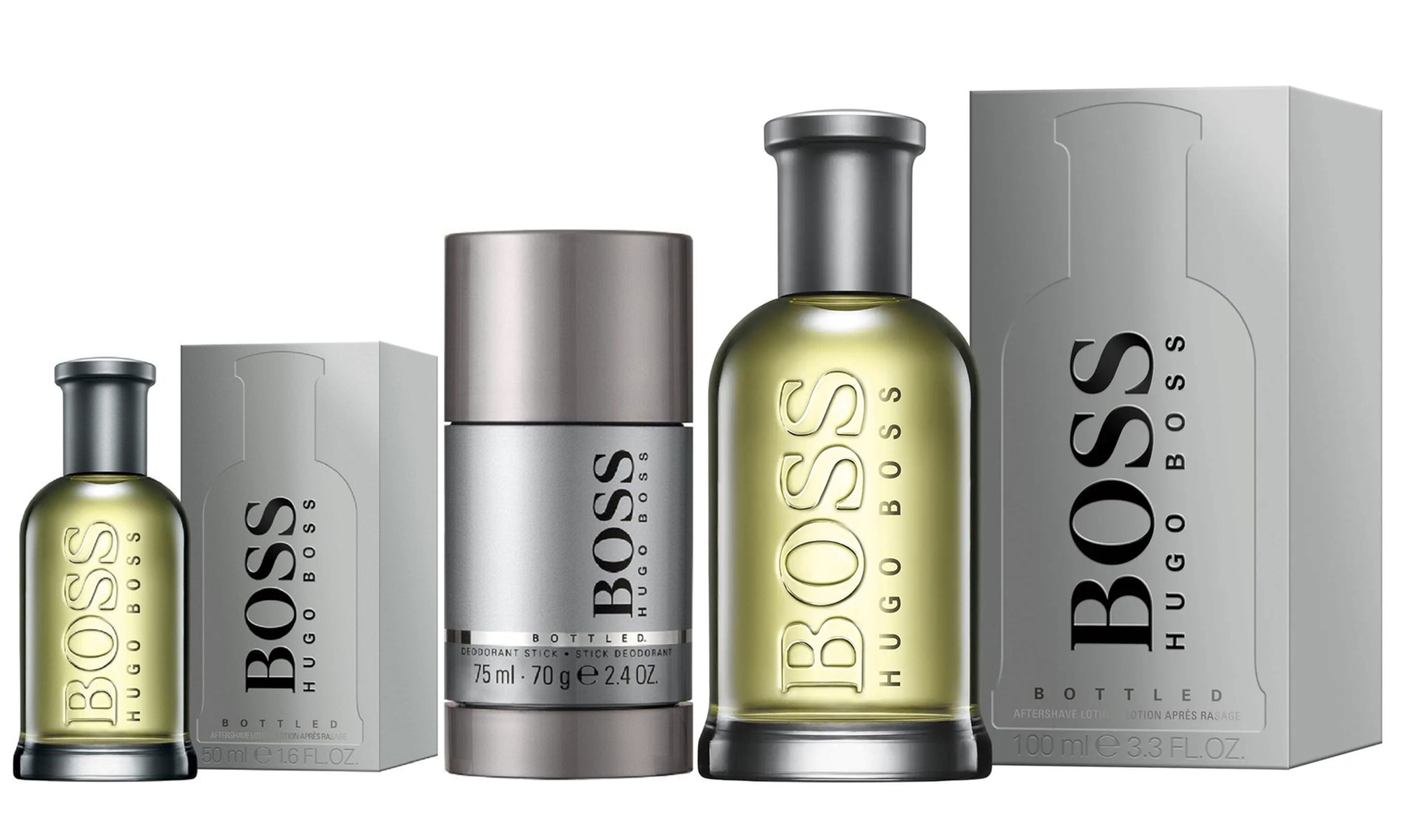 Hugo Boss Bottled Aftershave, EDT, Deodorant Collection