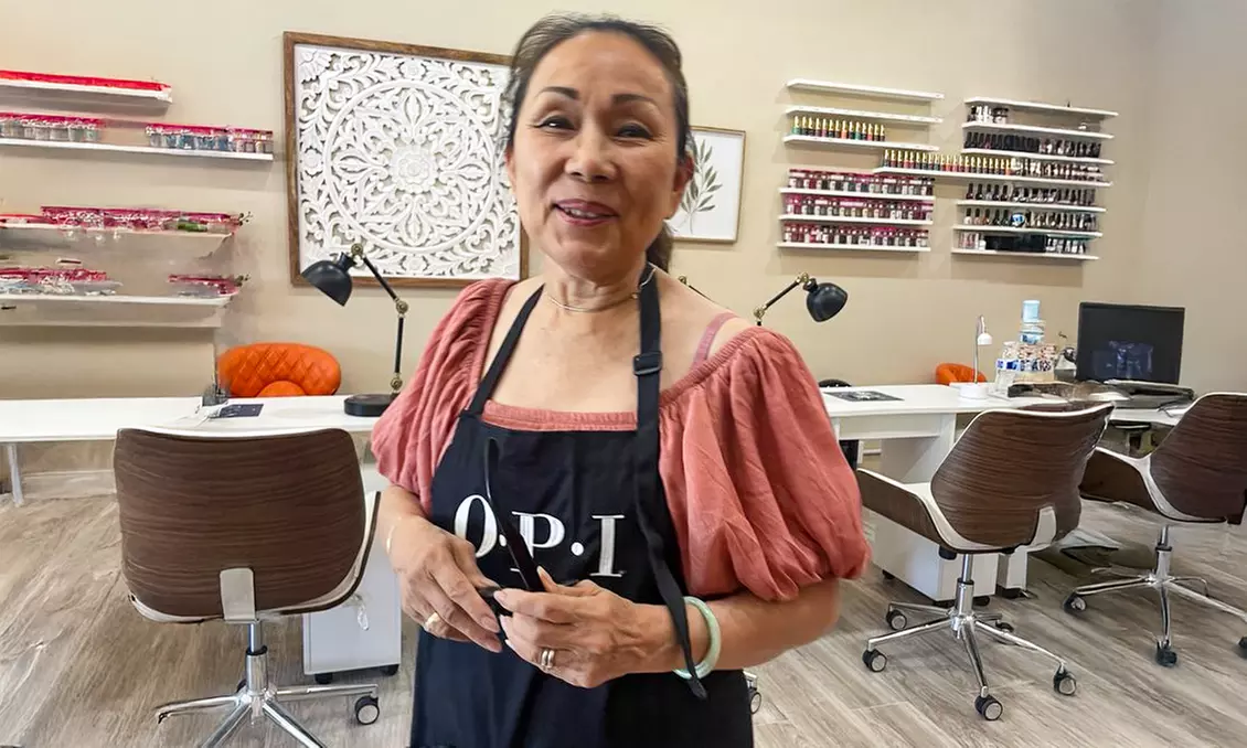 Classic & Blossom Gel Manicure–Pedicure Packages for One or Two