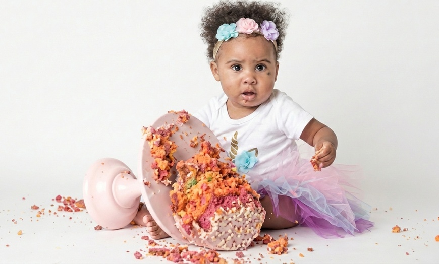 Image 4: Capture Your Baby's Joyful Milestones with Cake Smash Session