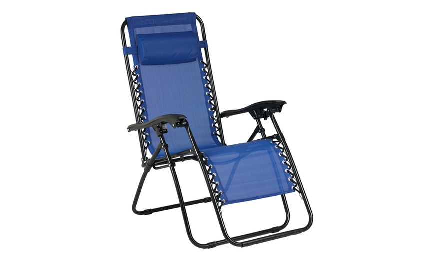 Image 9: Tumbona de exterior ligera y plegable