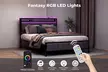 Levede LED Metal Bed Frame with RGB Lights, USB and Type-C Charging - Image 2