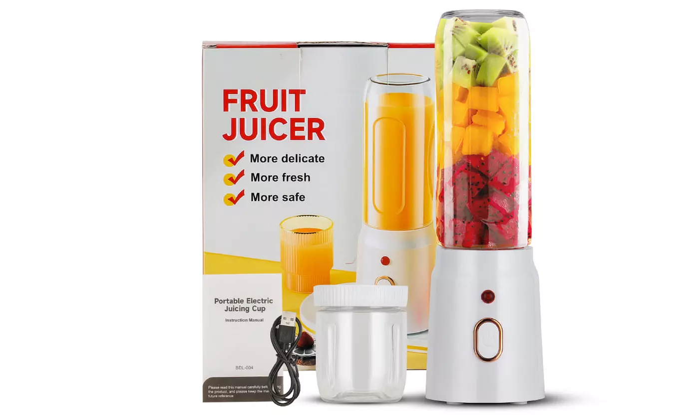 Portable USB Rechargeable Blender Personal Size Juicer Cup for Sports, Travel