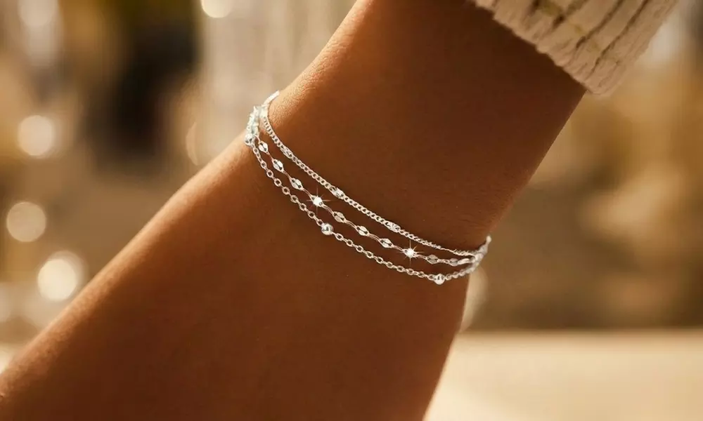 1 of 2 elegante 3-delige sieradensets