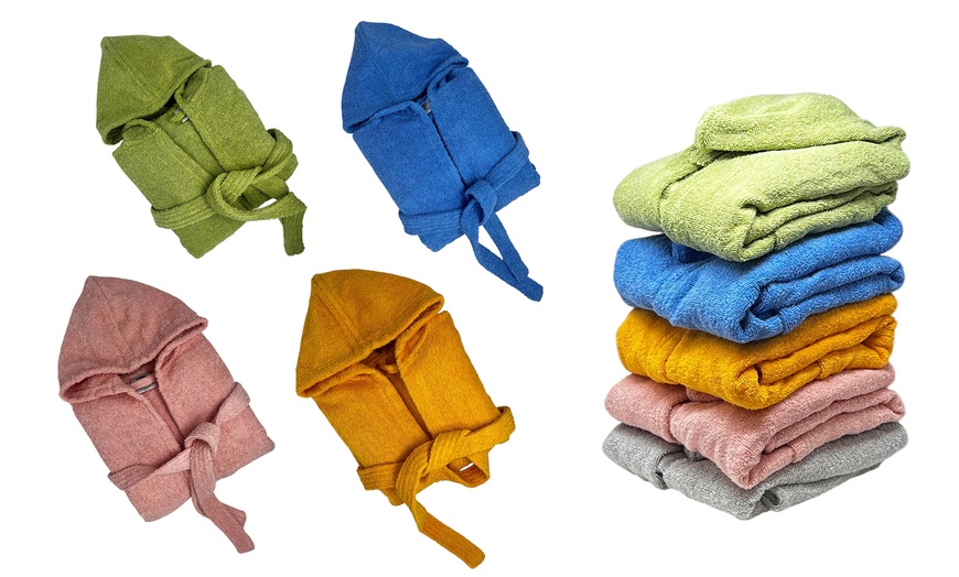 Image 1: Accappatoio unisex per bambini/e
