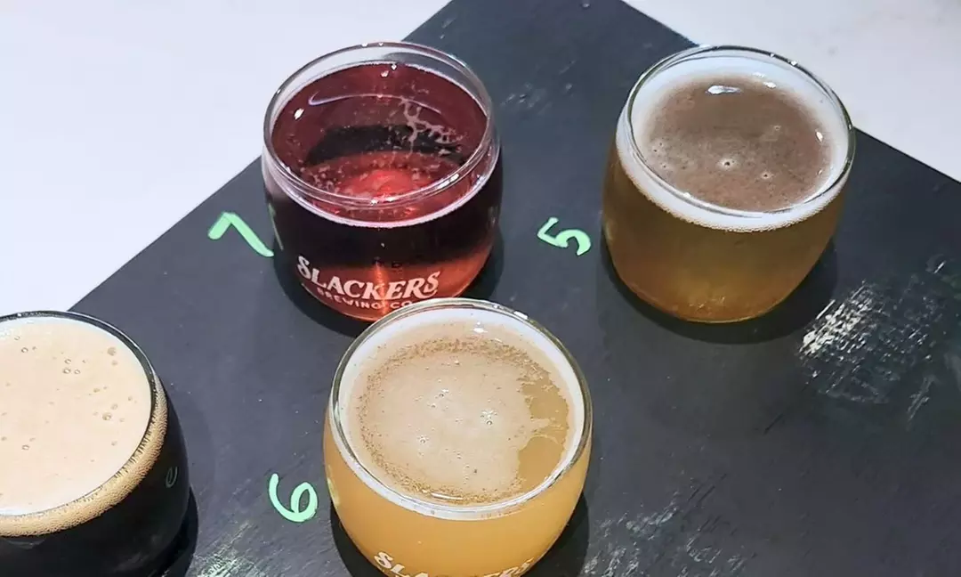 Explore Beer Flights and Tasty Treats at Slackers Brewing Co